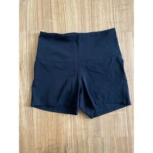 Wellbeing Being Well Biker Shorts Womens Small Black Activewear